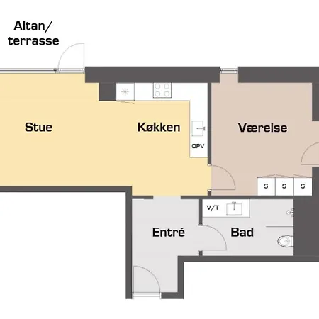 Beautiful 1-br W A Balcony By Harbour - 82 Daire Odense